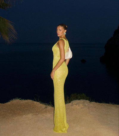 Louisa | Sunset Sparkle Gown