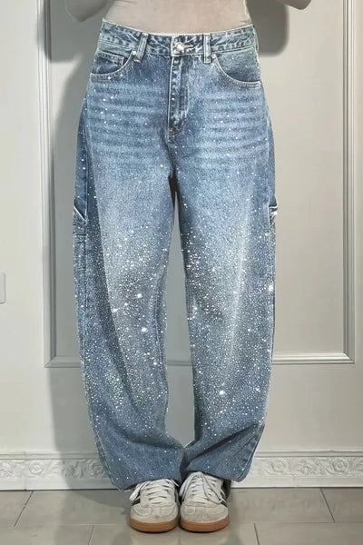 Emersyn | Oversized Sparkly Denim