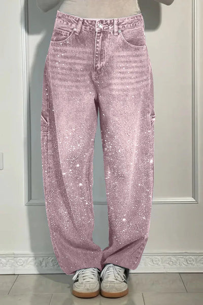 Emersyn | Oversized Sparkly Denim