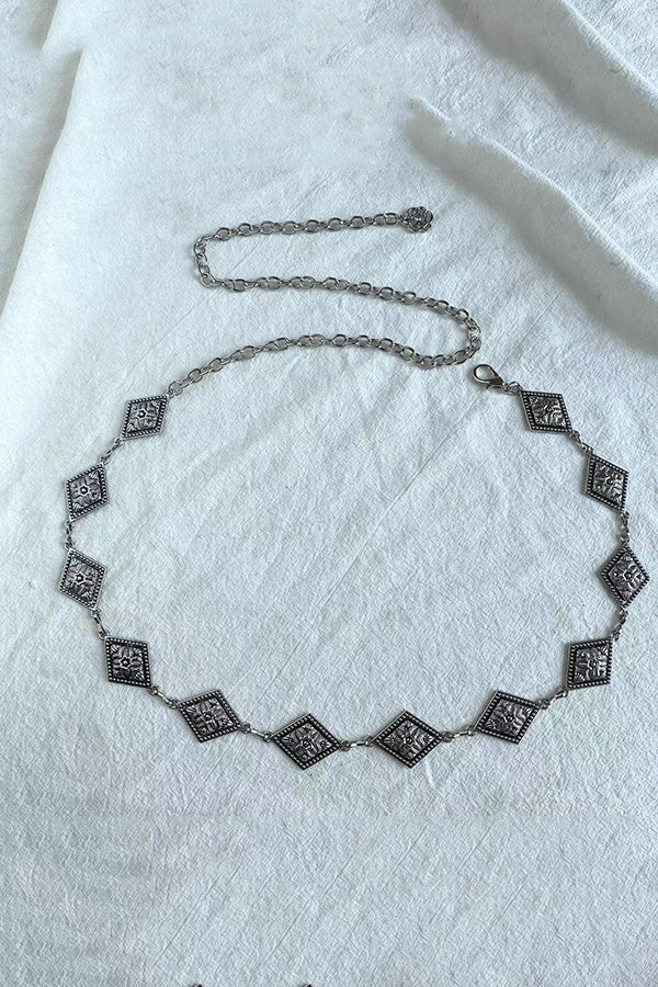 Raegan | Retro Geometric Hip Chain