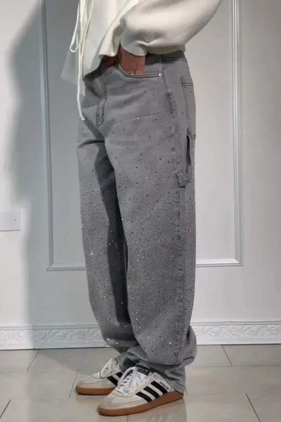 Emersyn | Oversized Sparkly Denim