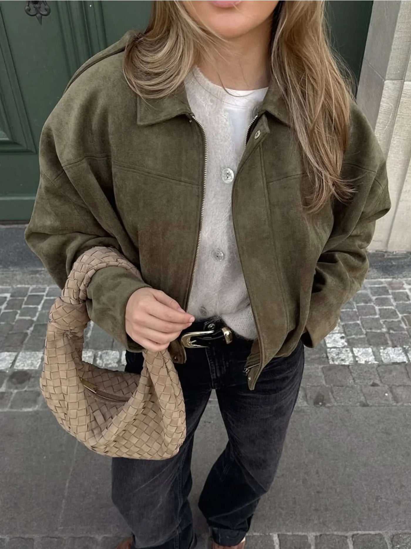Parnel | Minimalist Suede Jacket