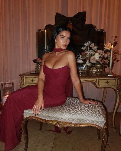 Tamsin | Strapless Bodycon Maxi Dress