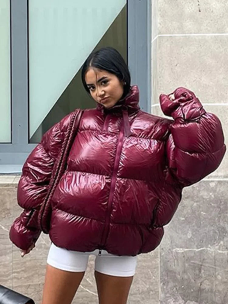 Olivia Shiny Puffer Jacket