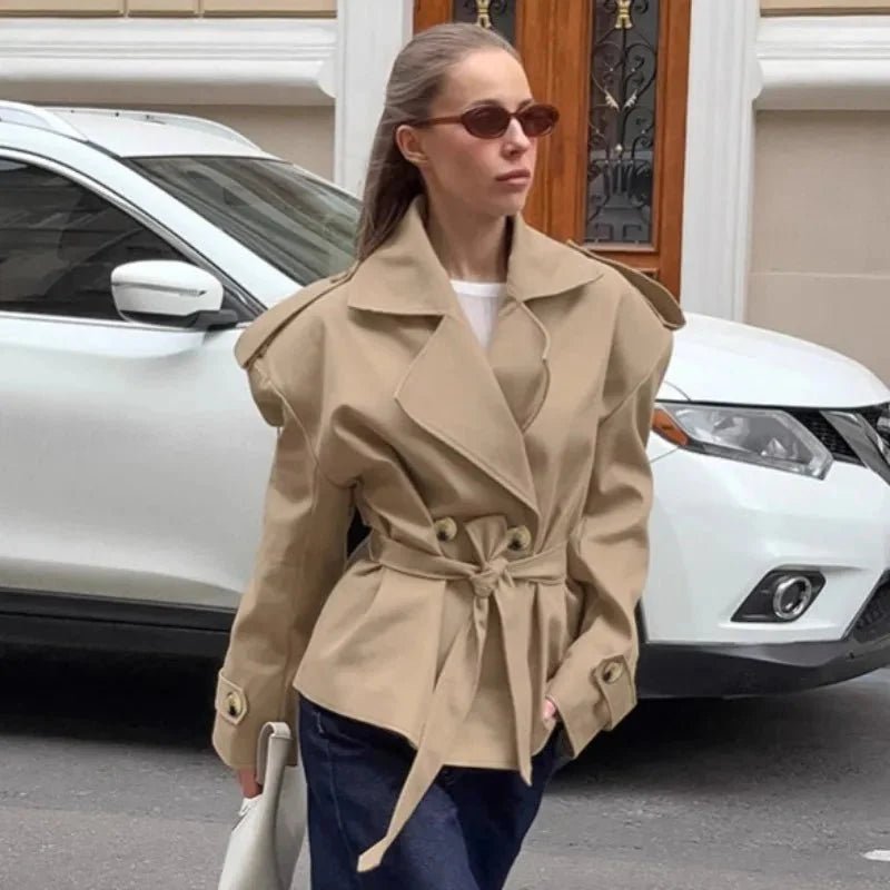 Hailey Crop Trenchcoat