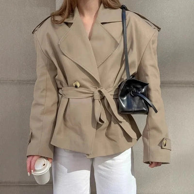 Hailey Crop Trenchcoat