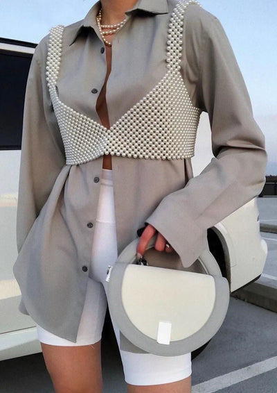 Diantha | Ivory Gem Bralette