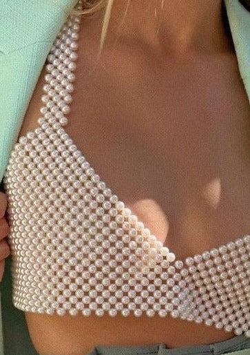 Diantha | Ivory Gem Bralette