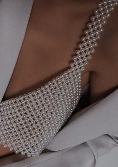 Diantha | Ivory Gem Bralette