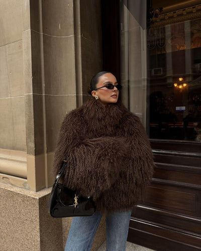 Liza Fuzzy Faux Fur Jacket