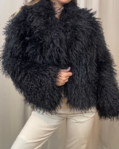 Liza Fuzzy Faux Fur Jacket