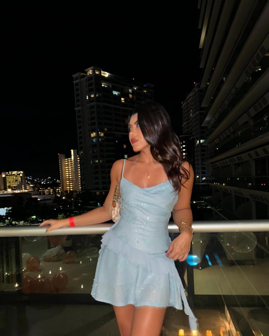 Serene | Ruffled Sleeveless Sequin Mini Dress
