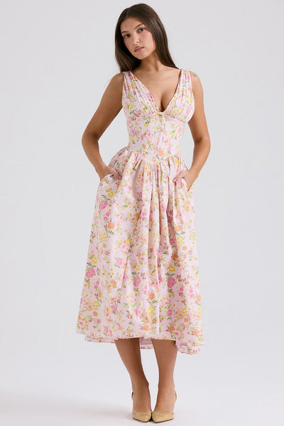 Winry | Fresh Floral Midi