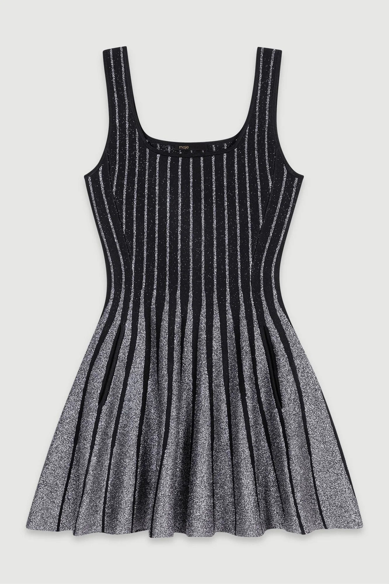 Raina | Striped Glitter Dress