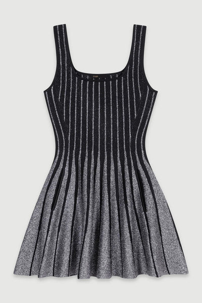 Raina | Striped Glitter Dress