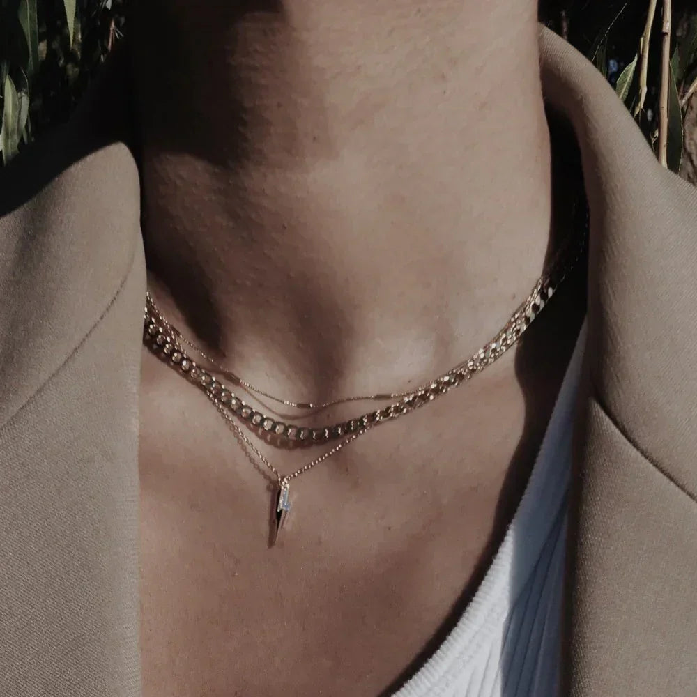 Zerelle | Sleek Statement Necklace