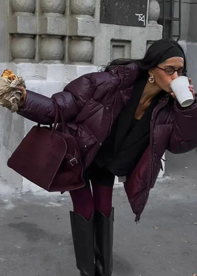 Jillian Glossy Puffer Jacket