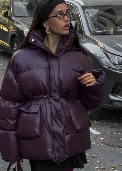 Jillian Glossy Puffer Jacket