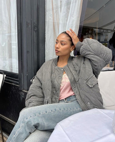 Sophie Quilted Bomber Jacket