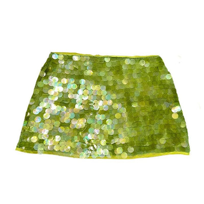 Hadassah | Glitter Sequins Mini Skirt