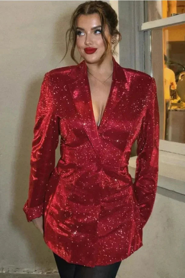 Gia | Sparkling Blazer Dress