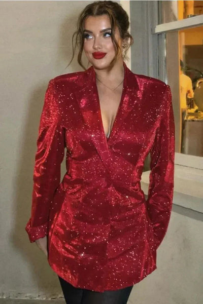 Gia | Sparkling Blazer Dress