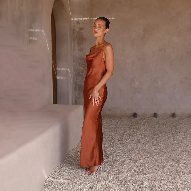 Sorrel | Radiant Satin Gown