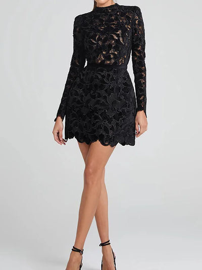 Malani | Floral Lace Dress