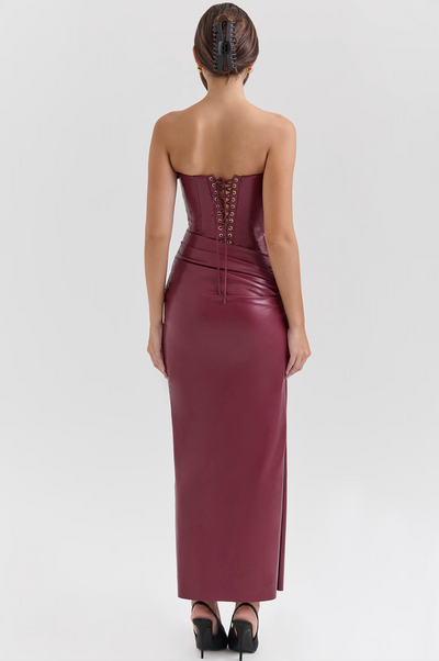 Julieta | Leather Bodycon Dress