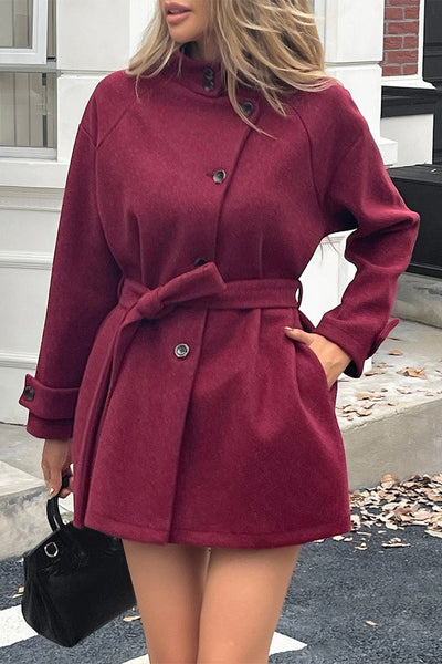 Jolina Knitted Coat with Belt