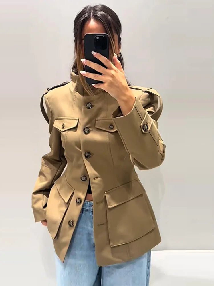 Melinda Slim Fit Trenchcoat