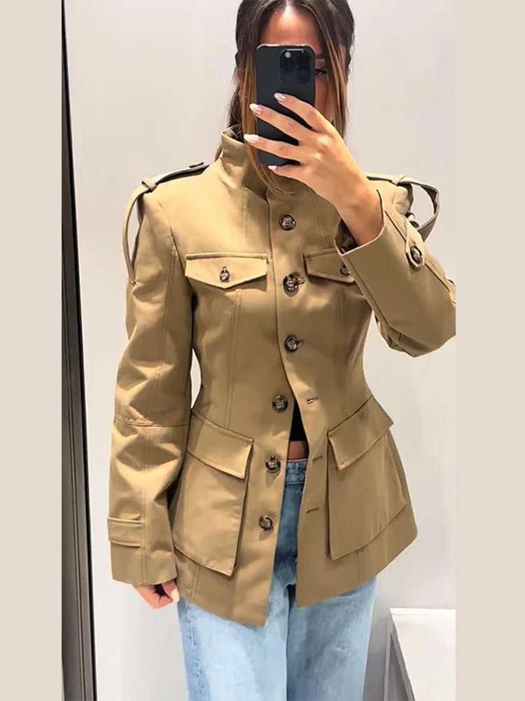 Melinda Slim Fit Trenchcoat