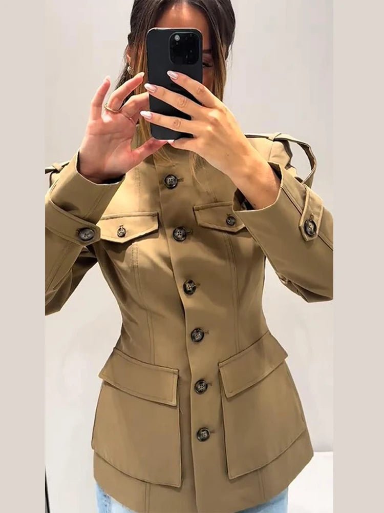 Melinda Slim Fit Trenchcoat