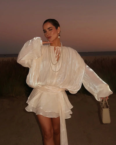 Indy | Flowing Satin Dress