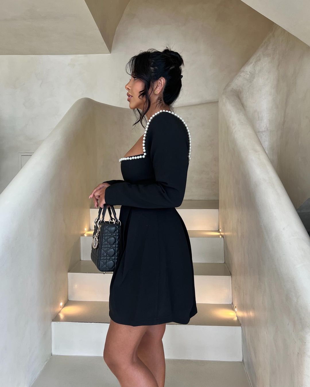 Gytha | Elegant Dress with Pearls