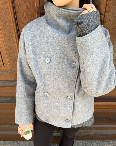 Clarissa jacket with stand-up collar