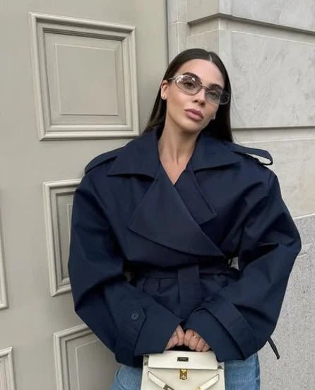 Hailey Crop Trenchcoat