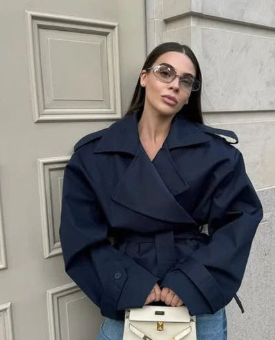 Hailey Crop Trenchcoat