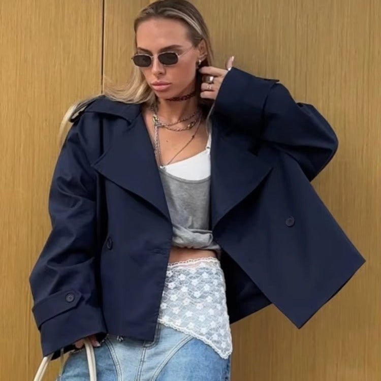 Hailey Crop Trenchcoat