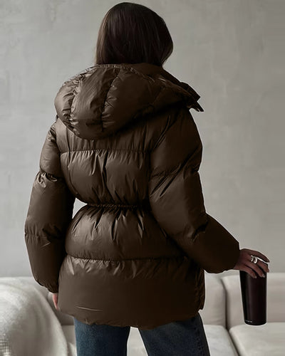 Lorie Padded Jacket with Hood and Drawstring