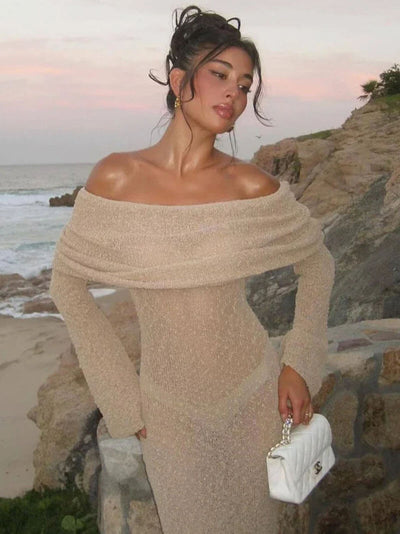 Marilla | Off-Shoulder Maxi Dress