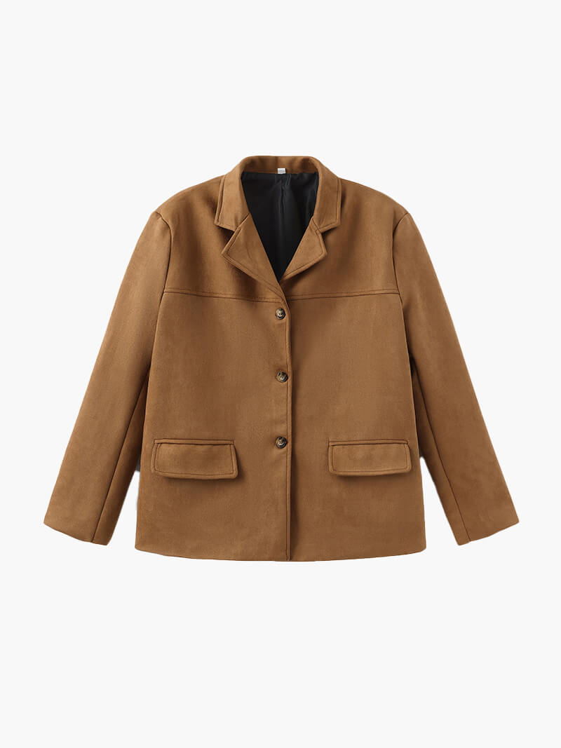 Matilda imitation suede jacket