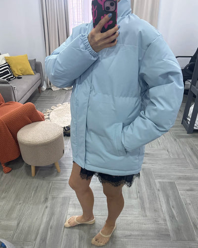 Jasmine Weather-Resistant Stand-Up Collar Puffer Jacket