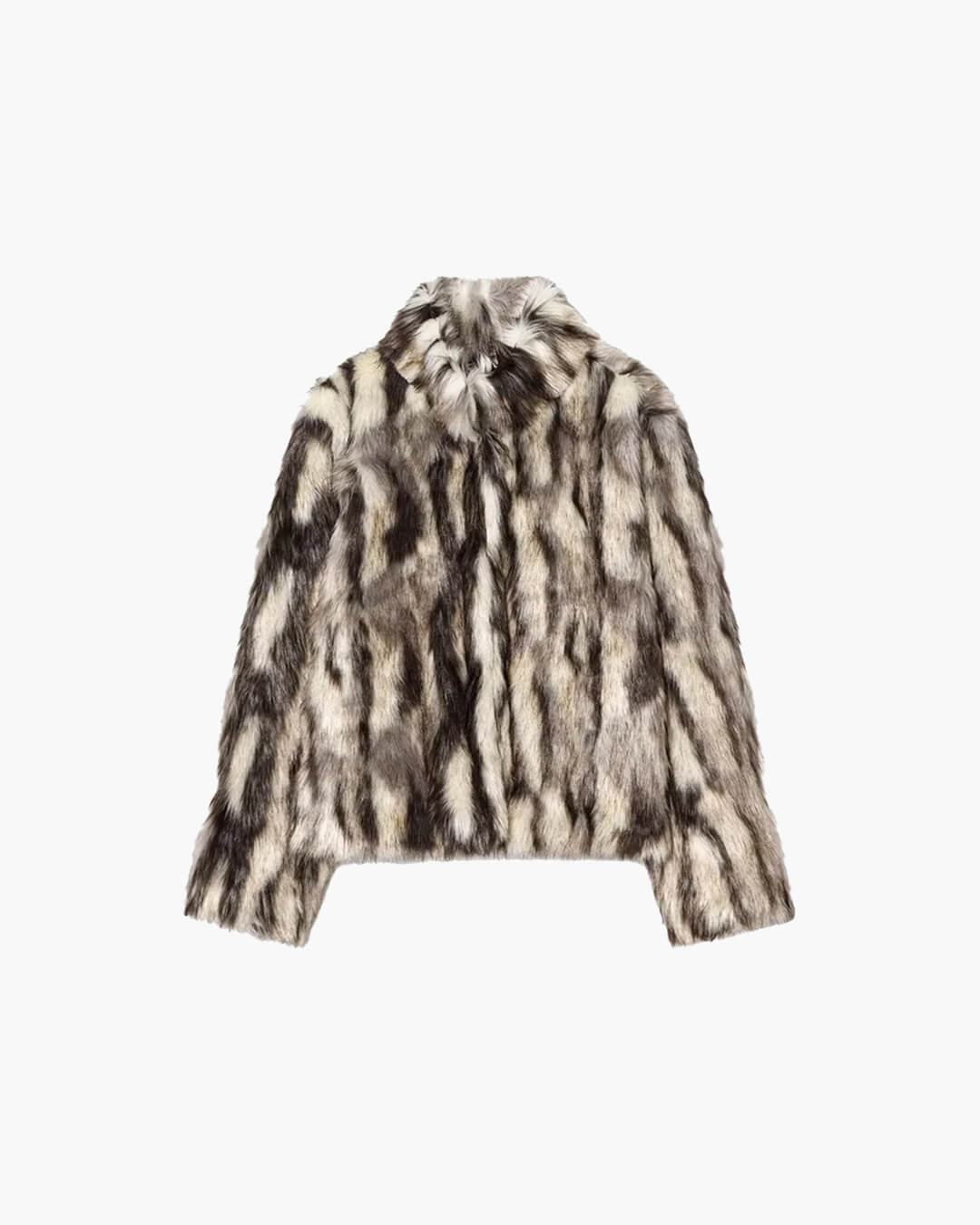 Josie Leopard Faux Fur Jacket