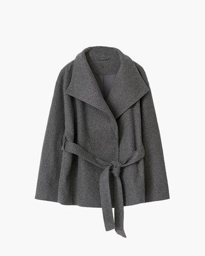 Loraine Jacket with Stand-Up Collar and Lace Closure