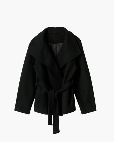 Loraine Jacket with Stand-Up Collar and Lace Closure