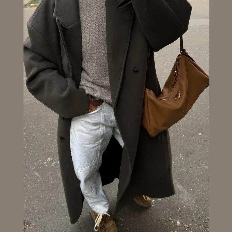 Nicole Maxi Faux Wool Coat