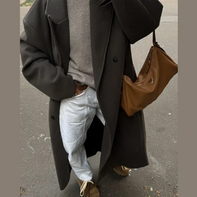 Nicole Maxi Faux Wool Coat