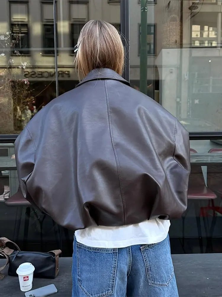 Caroline Vegan Leather Jacket