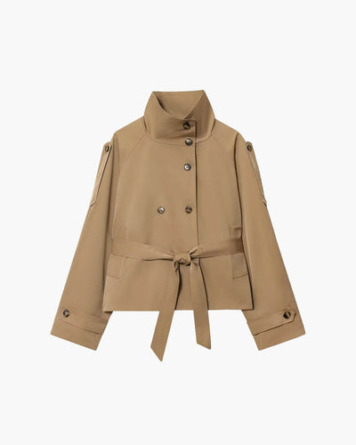 Sofie Cropped Trenchcoat